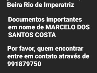 Documentos perdidos -> Marcelo Dos Santos Costa