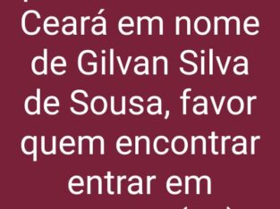 Documentos perdidos Gilvan Silva de Sousa