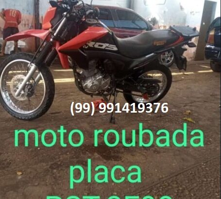 Moto roubada ontem a noite em frente a funac