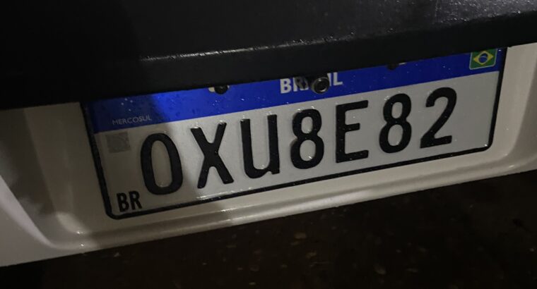 Perdi minha placa ontem na chuva OXU8E82